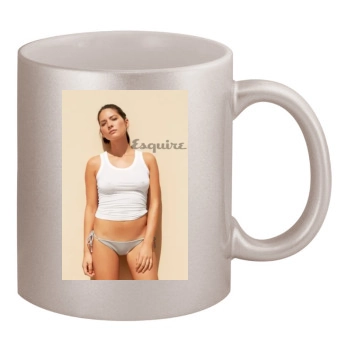 Olivia Munn 11oz Metallic Silver Mug