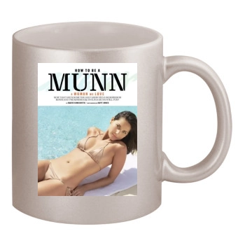 Olivia Munn 11oz Metallic Silver Mug