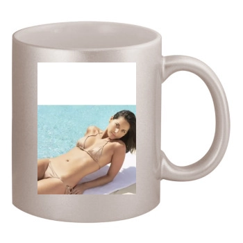 Olivia Munn 11oz Metallic Silver Mug