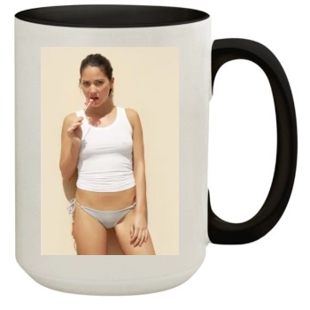 Olivia Munn 15oz Colored Inner & Handle Mug