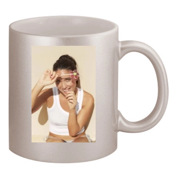 Olivia Munn 11oz Metallic Silver Mug