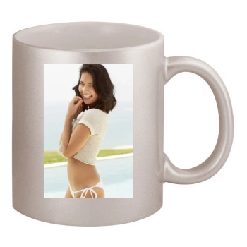 Olivia Munn 11oz Metallic Silver Mug