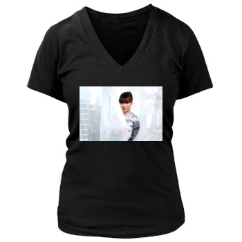 Olivia Wilde Women's Deep V-Neck TShirt