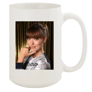 Olivia Wilde 15oz White Mug