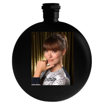 Olivia Wilde Round Flask