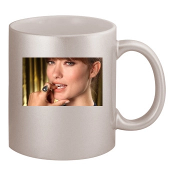 Olivia Wilde 11oz Metallic Silver Mug