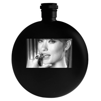 Olivia Wilde Round Flask