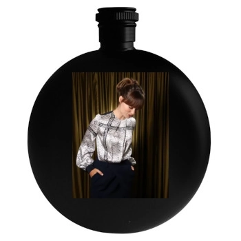 Olivia Wilde Round Flask