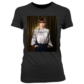 Olivia Wilde Women's Junior Cut Crewneck T-Shirt