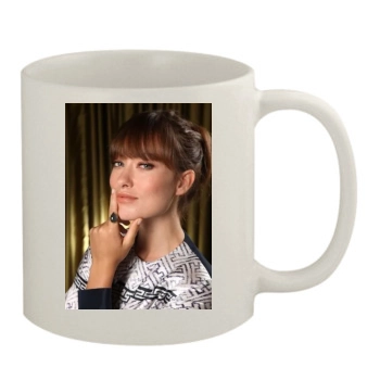 Olivia Wilde 11oz White Mug