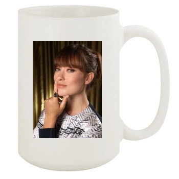 Olivia Wilde 15oz White Mug