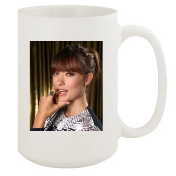 Olivia Wilde 15oz White Mug