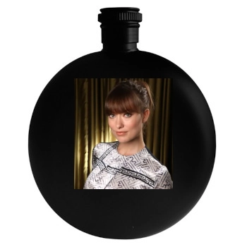 Olivia Wilde Round Flask