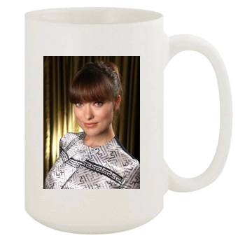 Olivia Wilde 15oz White Mug