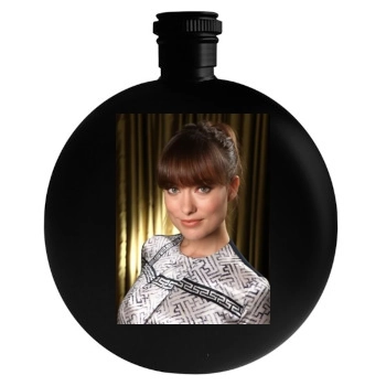 Olivia Wilde Round Flask