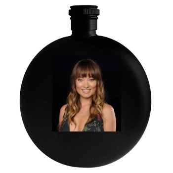 Olivia Wilde Round Flask