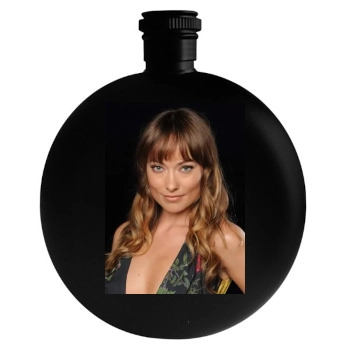 Olivia Wilde Round Flask