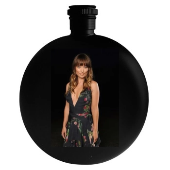 Olivia Wilde Round Flask