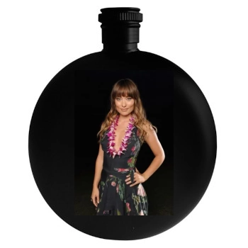 Olivia Wilde Round Flask