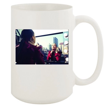 Olivia Wilde 15oz White Mug