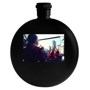 Olivia Wilde Round Flask