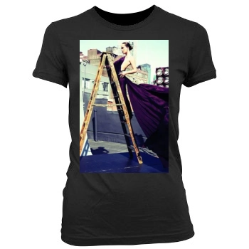 Olivia Wilde Women's Junior Cut Crewneck T-Shirt