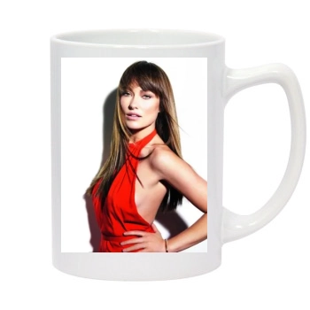 Olivia Wilde 14oz White Statesman Mug