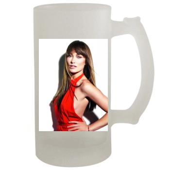 Olivia Wilde 16oz Frosted Beer Stein