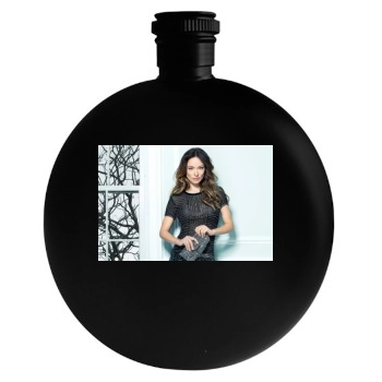 Olivia Wilde Round Flask