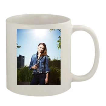 Olivia Wilde 11oz White Mug