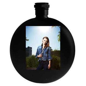 Olivia Wilde Round Flask