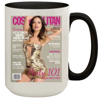 Olivia Wilde 15oz Colored Inner & Handle Mug