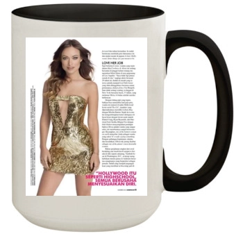 Olivia Wilde 15oz Colored Inner & Handle Mug