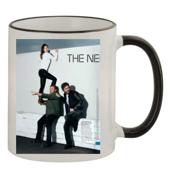 Olivia Wilde 11oz Colored Rim & Handle Mug