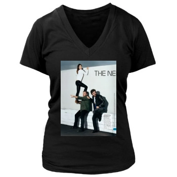 Olivia Wilde Women's Deep V-Neck TShirt