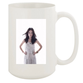 Olivia Wilde 15oz White Mug