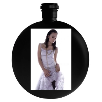 Olivia Wilde Round Flask