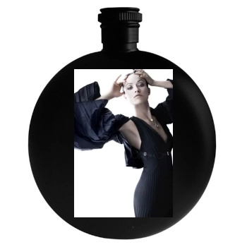 Olivia Wilde Round Flask