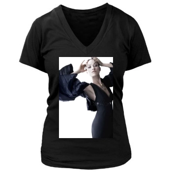 Olivia Wilde Women's Deep V-Neck TShirt