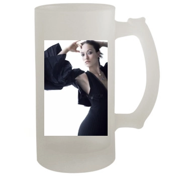 Olivia Wilde 16oz Frosted Beer Stein