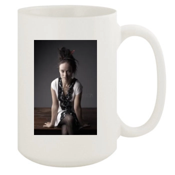 Olivia Wilde 15oz White Mug