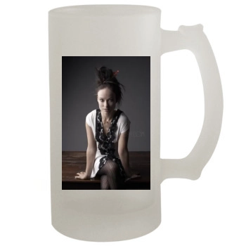 Olivia Wilde 16oz Frosted Beer Stein