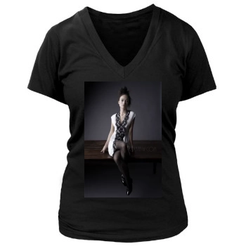 Olivia Wilde Women's Deep V-Neck TShirt