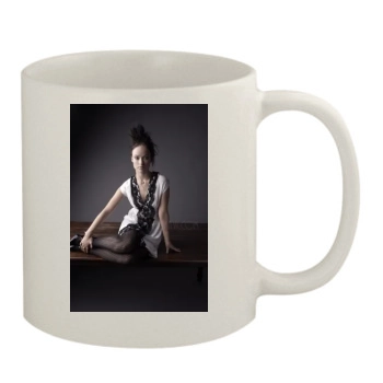 Olivia Wilde 11oz White Mug