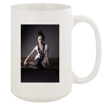 Olivia Wilde 15oz White Mug