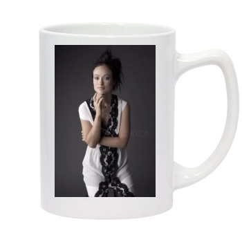 Olivia Wilde 14oz White Statesman Mug