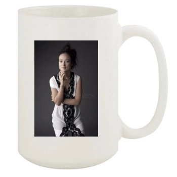 Olivia Wilde 15oz White Mug