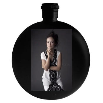 Olivia Wilde Round Flask