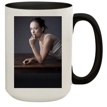 Olivia Wilde 15oz Colored Inner & Handle Mug