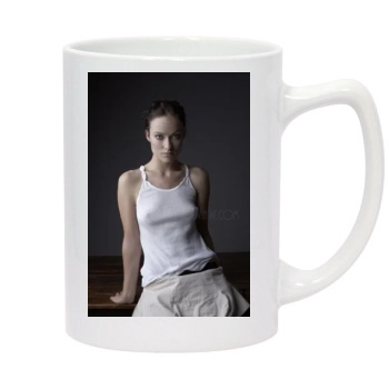 Olivia Wilde 14oz White Statesman Mug